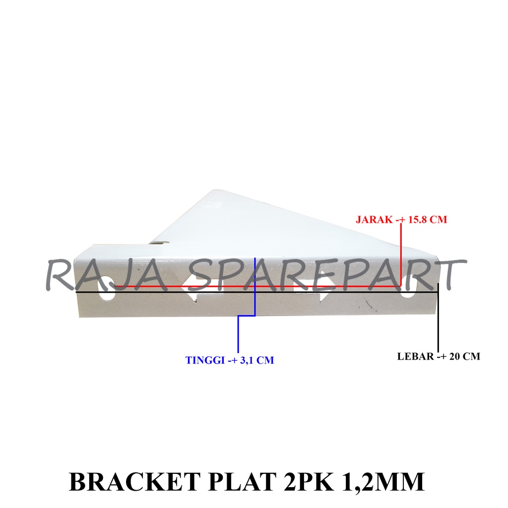 BRACKET OUDOOR AC 1,5PK - 2PK Tebal 1,2mm