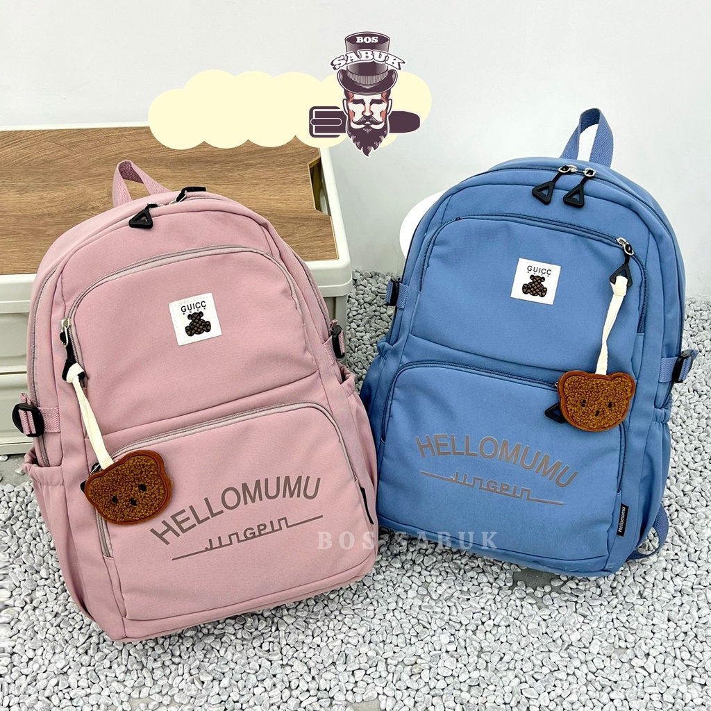 Bag Tas Ransel Wanita Ala Korea Multifungsi School Backpack Perempuan Stylish-BS292