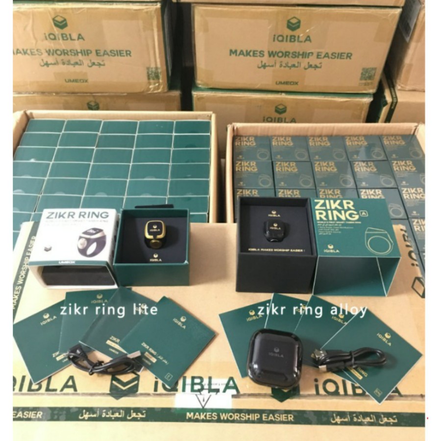 IQIBLA ZIKR LITE RING TASBIH DIGITAL COUNTER CINCIN PINTAR TASBEH ZIKIR SMART ZIKR1 RING WITH APPS