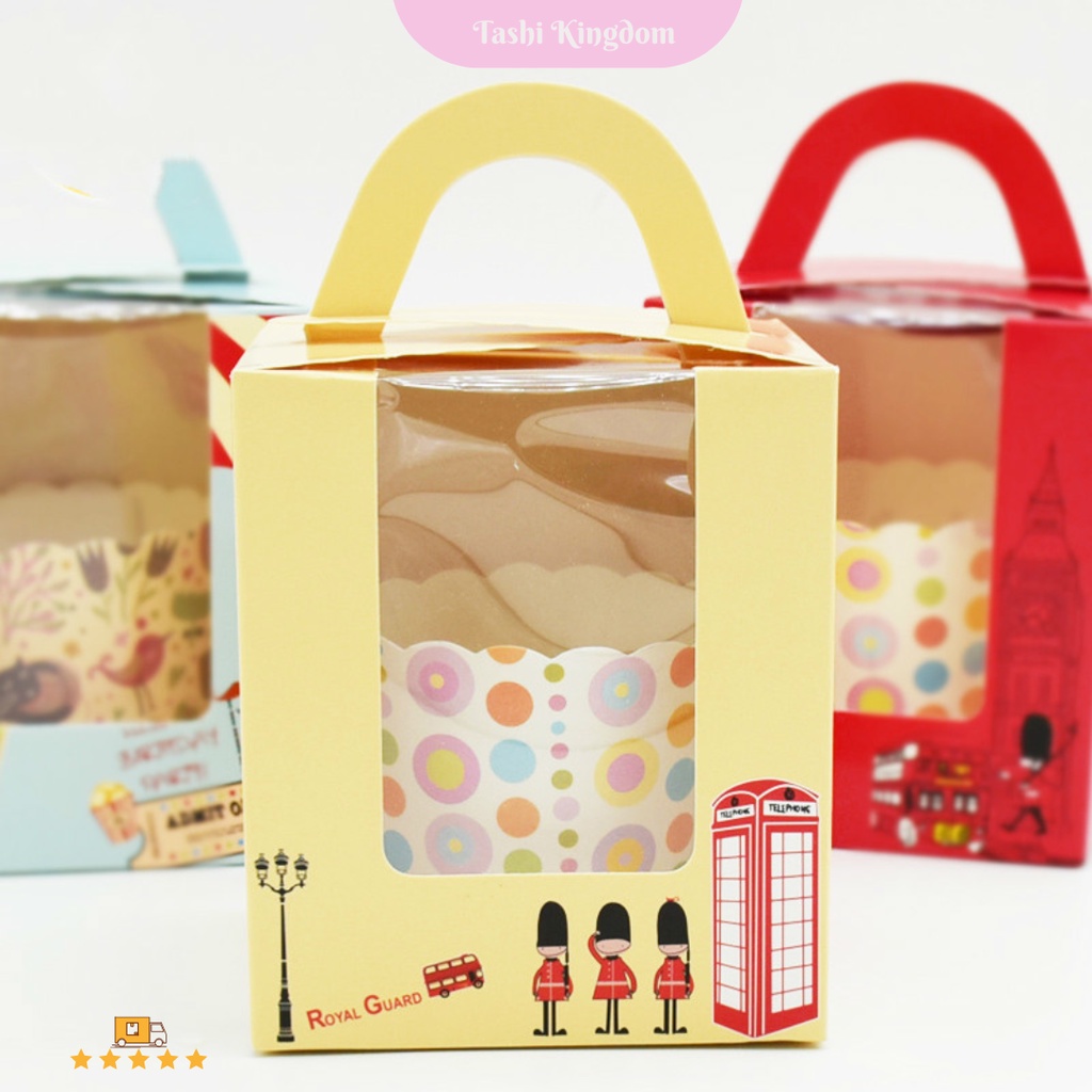 

kotak kado craft box cupcake kotak packing cupcake ultah box kado cake