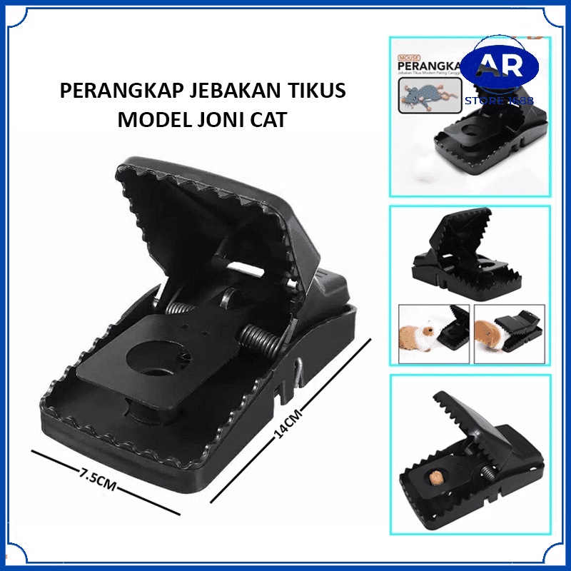 AR ALAT JEPIT PERANGKAP JEBAKAN TIKUS / JEPRETAN BAHAN PLASTIK TEBAL