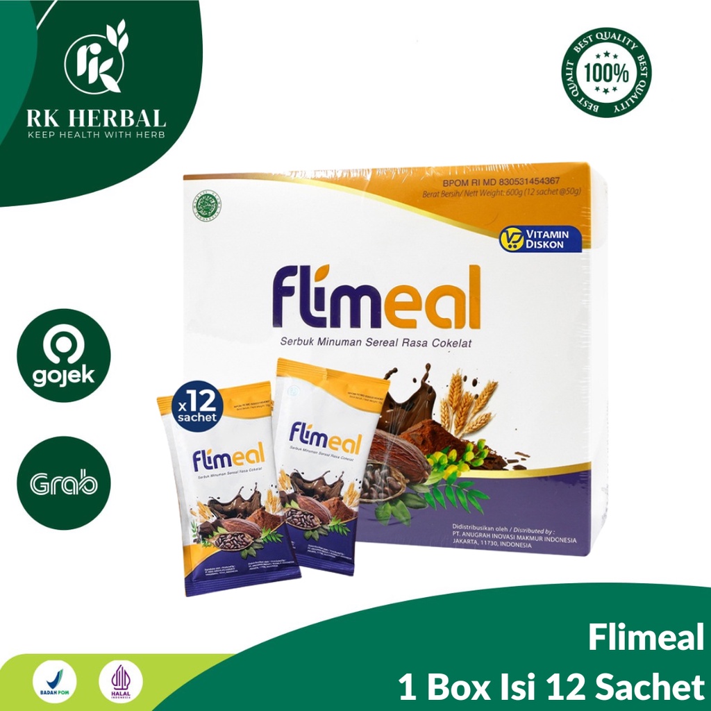 

Flimeal Rasa Coklat 1 Box Isi 12 Sachet - Minuman Tinggi Protein