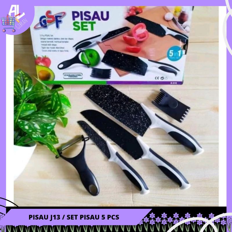 PISAU J13/ PISAU SET 5 PCS