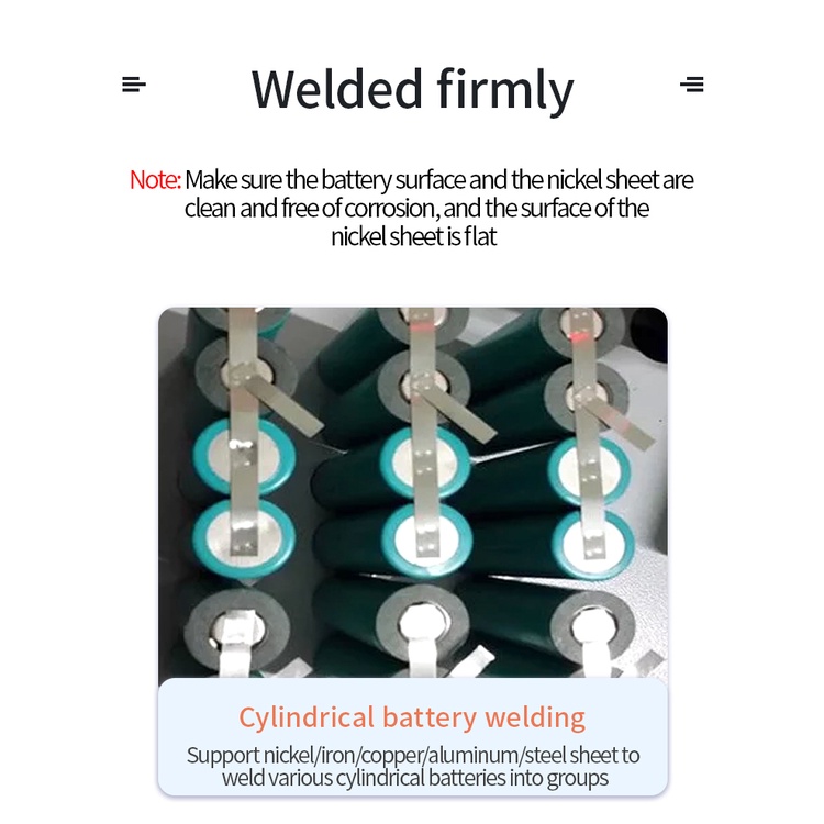 LED18650 Battery Spot Welder Portable Mini Spot Welding Machine Dengan Quick Release Pen Nikel Plate