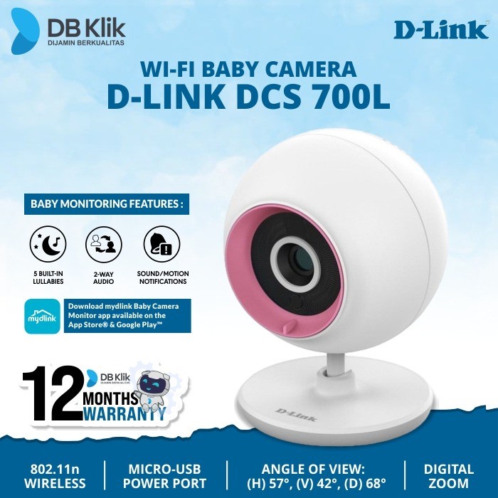 Wi-Fi Baby Camera D-Link DCS 700L - IP Cam D Link DCS-700L