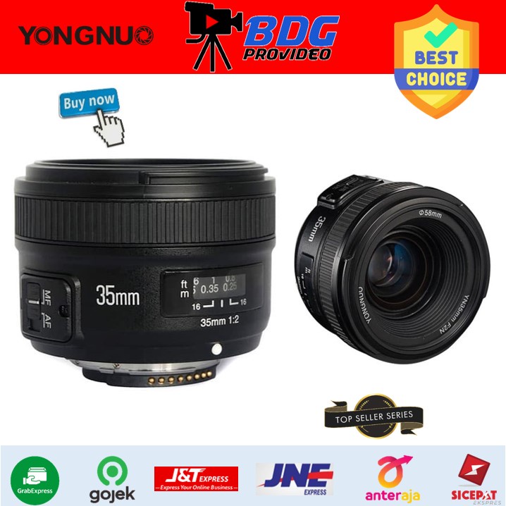 Yongnuo 35MM f/2.0 Nikon Lensa 35mm Nikon Yongnuo 35mm