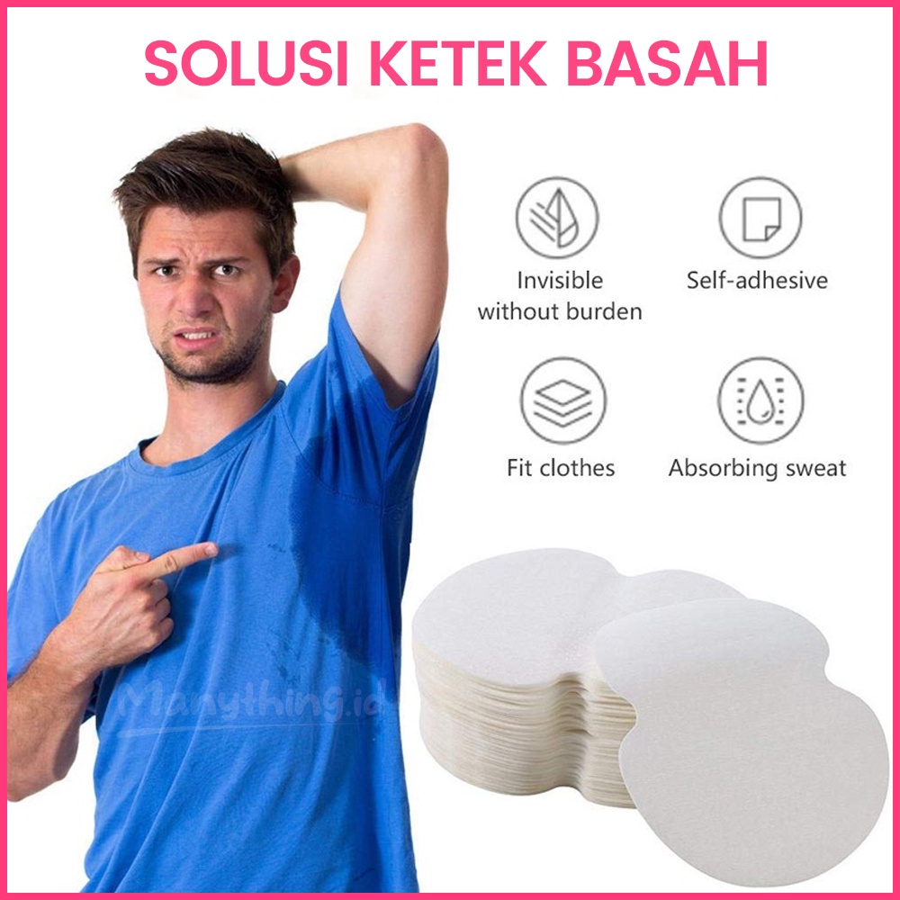 [Checkout Rp1000]Pembalut Ketiak - Deodorant Anti Bau - Anti Ketiak Basah / Armpit Pad anti burket serap keringat