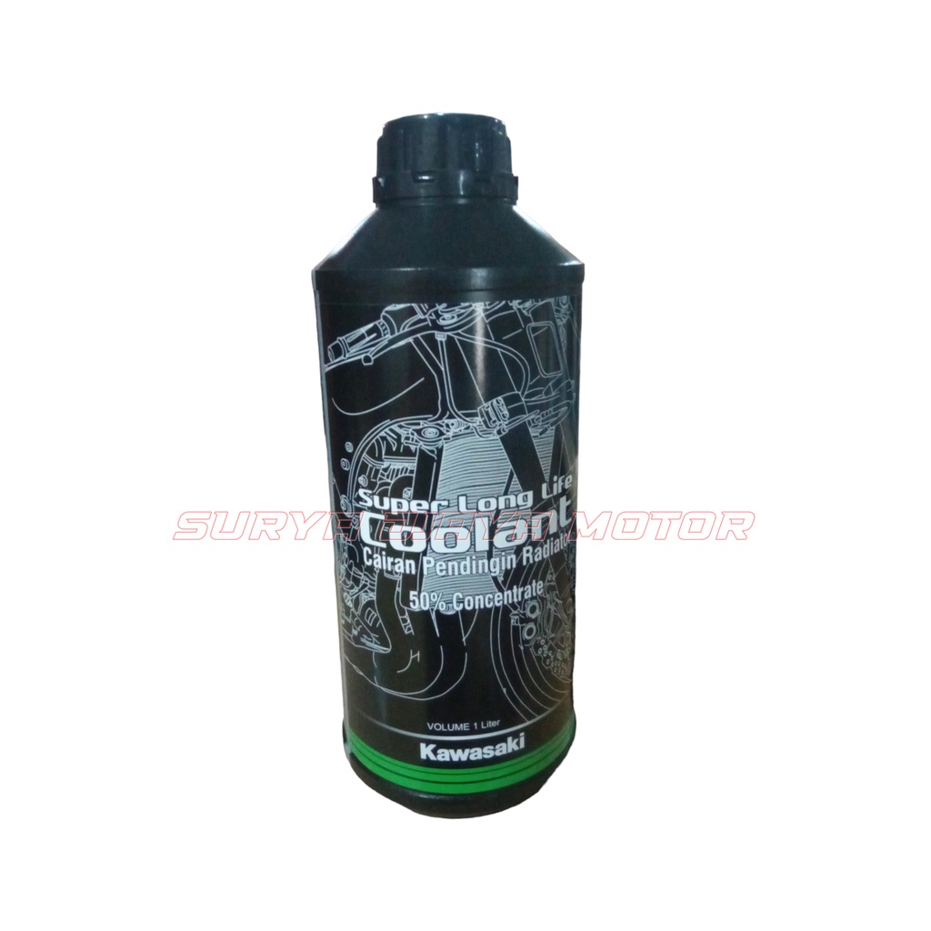 Air Radiator Coolant Original Ninja 150 R RR Ninja 250 Karbu Ninja 250 Fi Kawasaki P1002-0002 1LITER