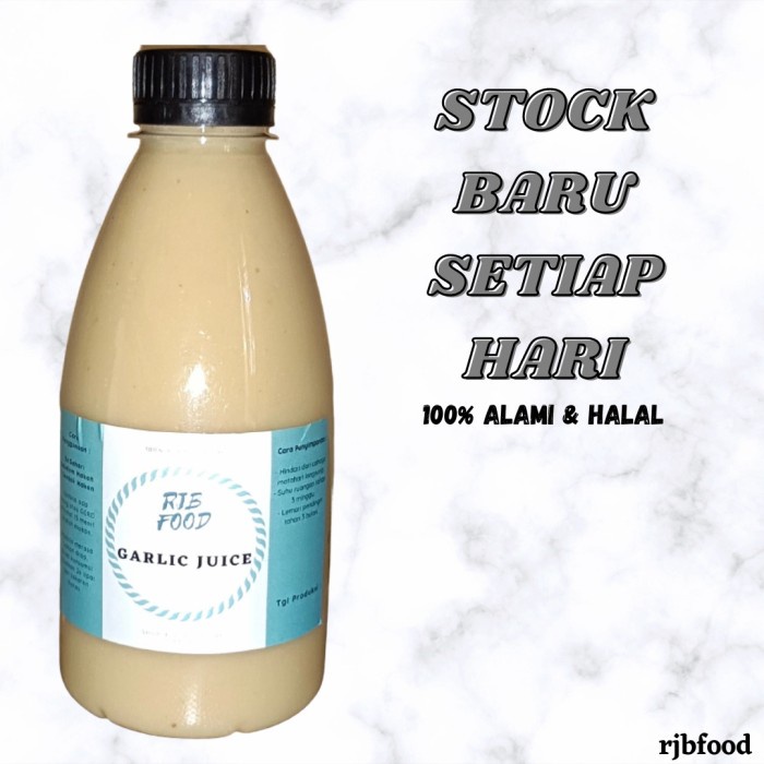 

350ml Jus Bawang Putih Tunggal Jahe Merah Lemon Madu Hutan Cuka Apel