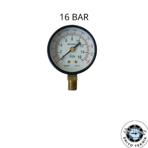 +++++] NACHISEIKI PRESSURE GAUGE 16 BAR / MANOMETER / PENGUKUR TEKANAN UDARA