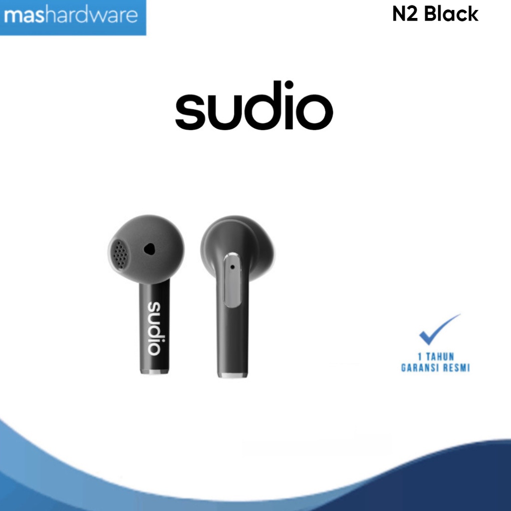 Sudio N2 Black True Wireless Earphones