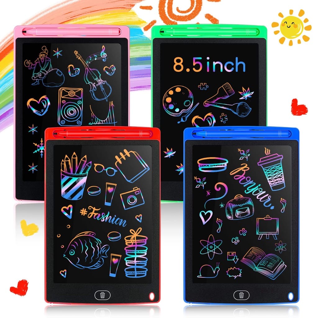 LCD Writing Tablet Anak / Drawing Pad / Papan Tulis Anak Rainbow