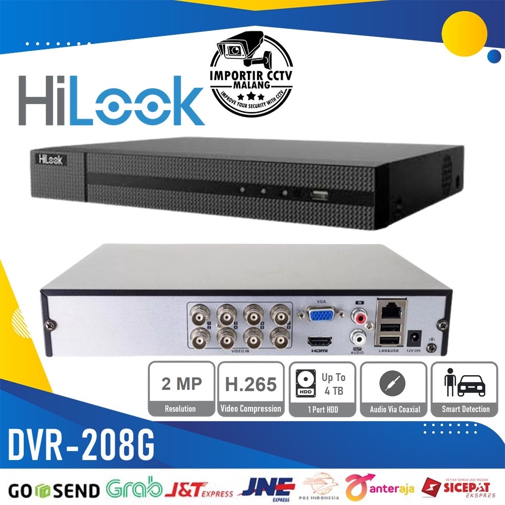 DVR 8ch HILOOK By Hikvision