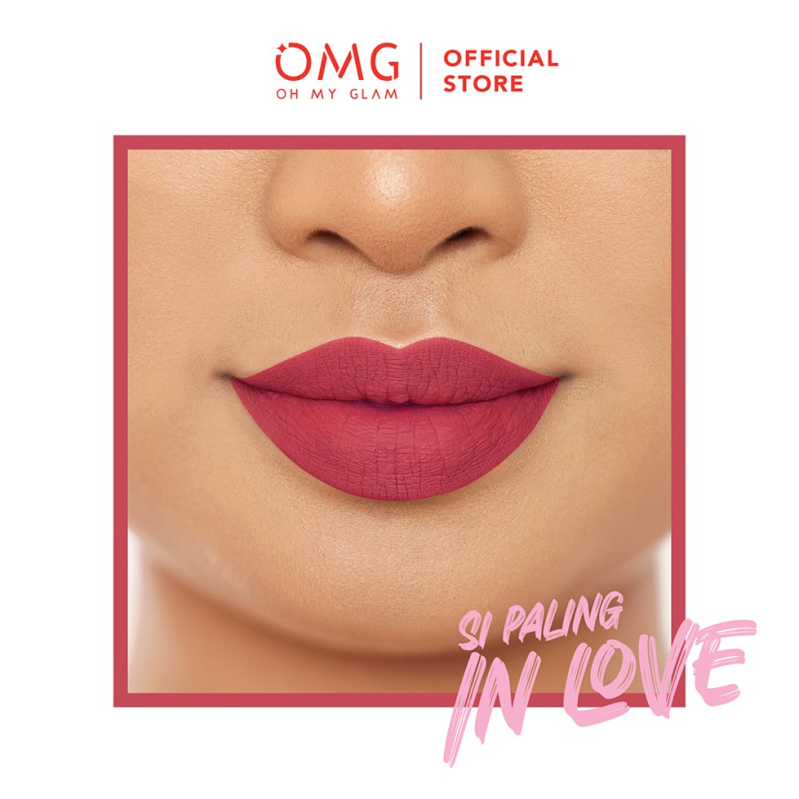 OMG OH MY GLAM MATTE KISS LIP CREAM / LIPCREAM  Socialite Edition / coffee edition