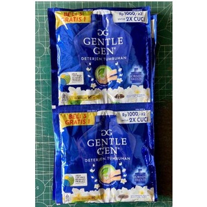 (RENCENG) ^ KYRA ^ Gentle Gen Deterjen Wangi dan Lembut USDA Certified Biobased Product Detergen Cair Sachet