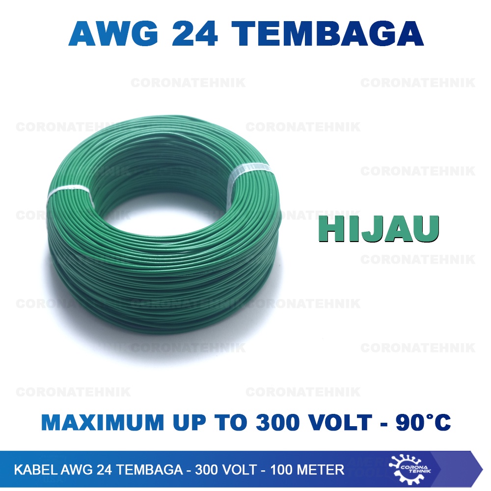 Tembaga Putih ( 100 meter ) Kabel AWG 24