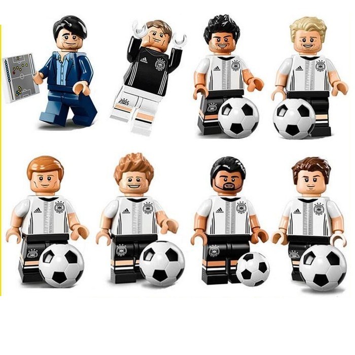 Soccer Sepak Bola Manuel Neuer German Kiper Keeper Minifigure Lego