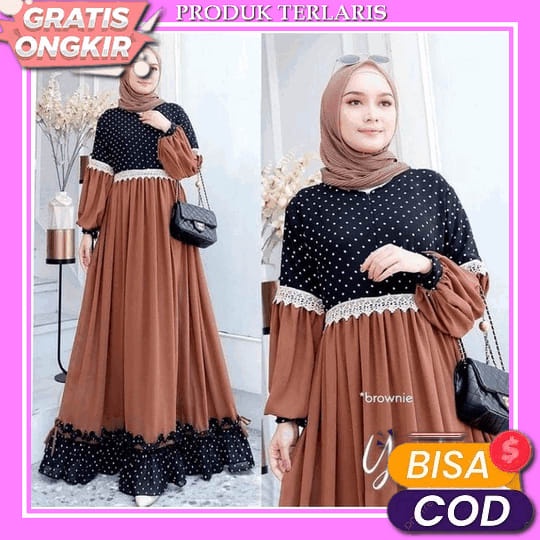 Baju Gamis Lebaran Terbaru 2023 Dewasa Bju Muslimah Mewah Gamis Pesta Kondangan Model Terbaru Remaja