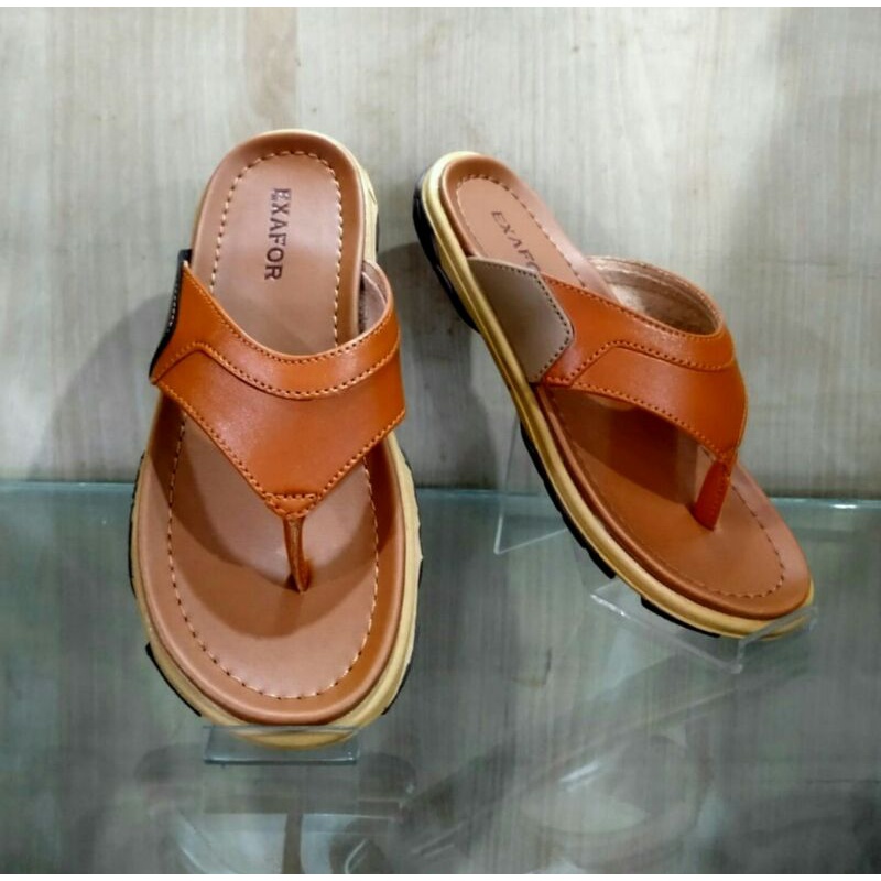 Sandal Anak Pria Exafor Bima T 04 TanCream/Tancoklat