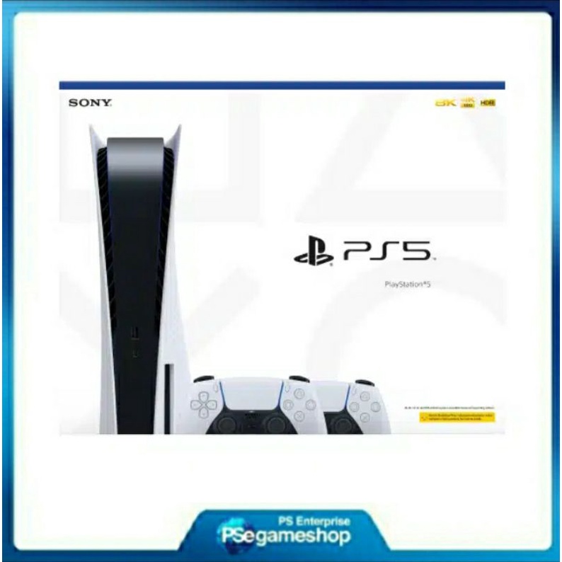 PlayStation®5/PS5 Console [Disc Edition] Two Dual Sense Wireless Controller Bundle (Garansi Resmi)