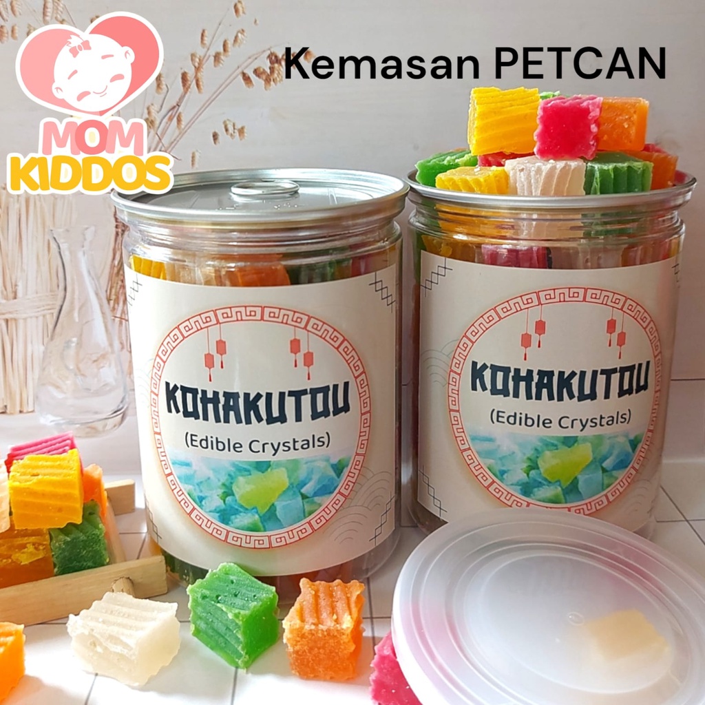 Ager Kering - Kohakutou (Edible Crystals) 430gr Kualitas Premium (Kemasan PET CAN)