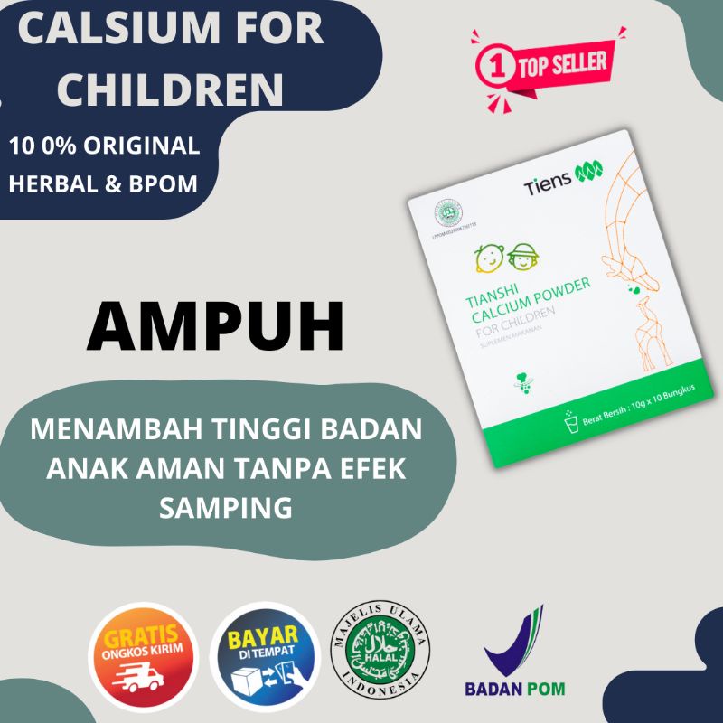 (TERLARIS) NHCP NUTRIENT HIGHT CALSIUM POWDER FOR CHILDERN 1 BOX SUPLEMEN VITAMIN PENINGGI BADAN DEW