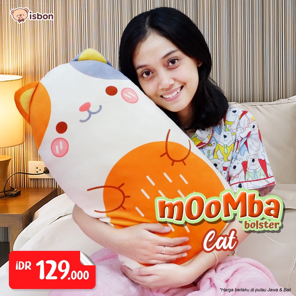 ISTANA BONEKA Bantal Guling Moomba Bolster Series Lucu Bisa Untuk Tidur Anak Bahan Halus Lembut Aman Untuk Anak by Istana Boneka