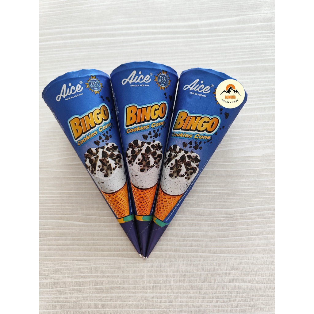 AICE Bingo Cookies Cone