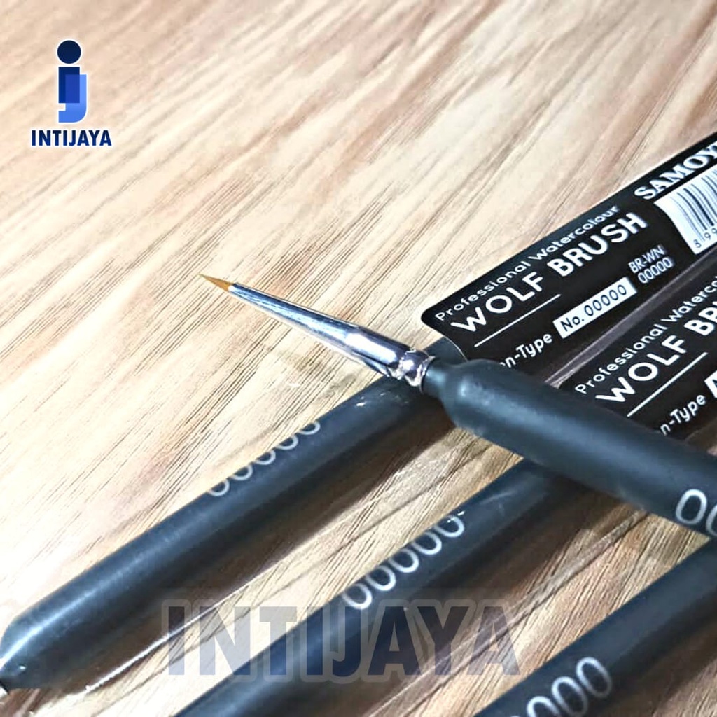 

Kuas Lukis Cat Air Akrilik Minyak Bulu Serigala