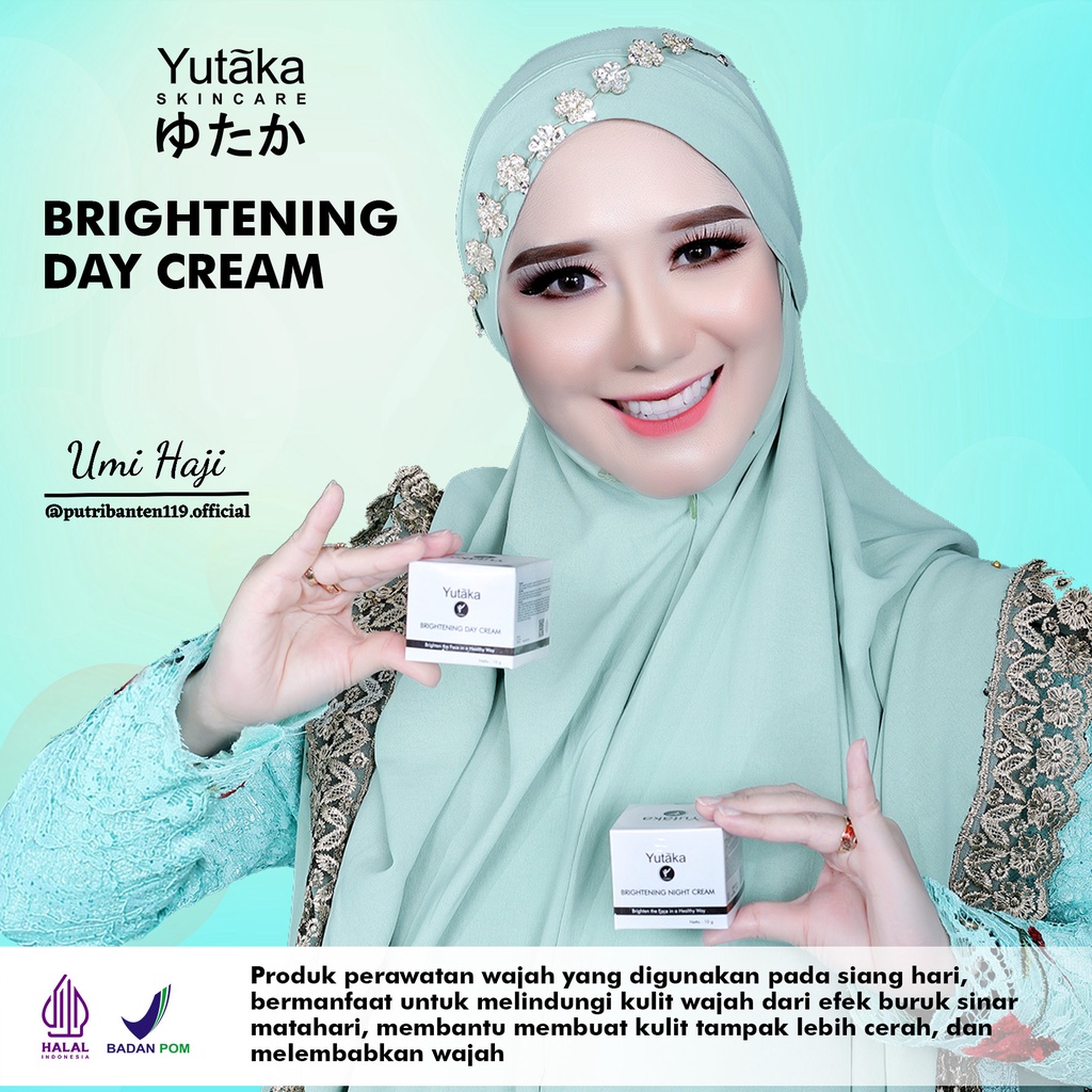 DAY CREAM ORIGINAL 100% YUTAKA/CREAM SIANG YUTAKA/ BRIGHTENING DAY CREAM