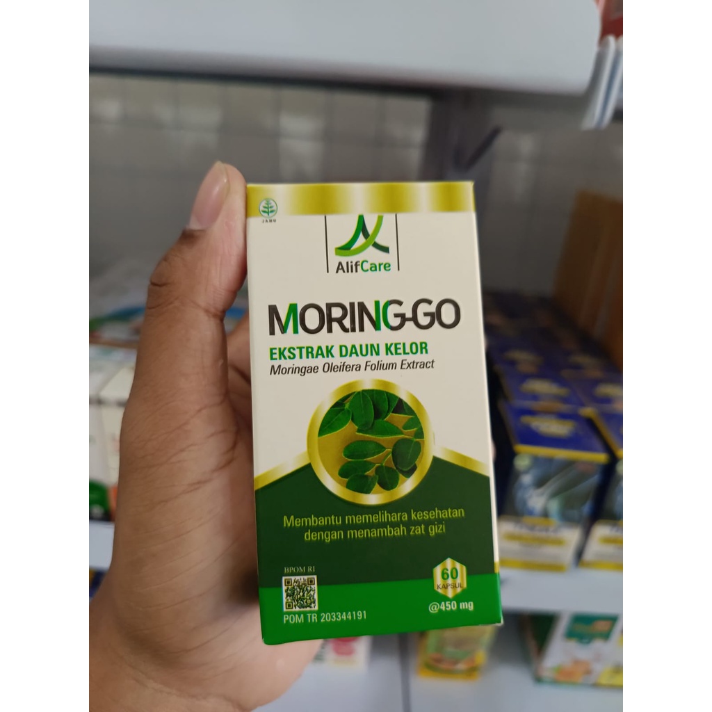 Obat Kolesterol Kapsul Moring Go - Suplemen Herbal Alami untuk Mengatasi Kolesterol, Reumatik, dan A