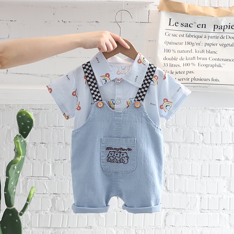 SETELAN OVERALL ANAK LAKI-LAKI /SET PAKAIAN ANAK LAKI-LAKI SKU0149