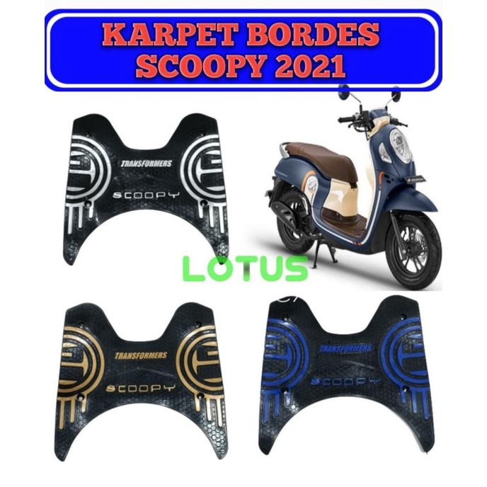 KARPET BORDES PIJAKAN ALAS KAKI SCOOPY 2021