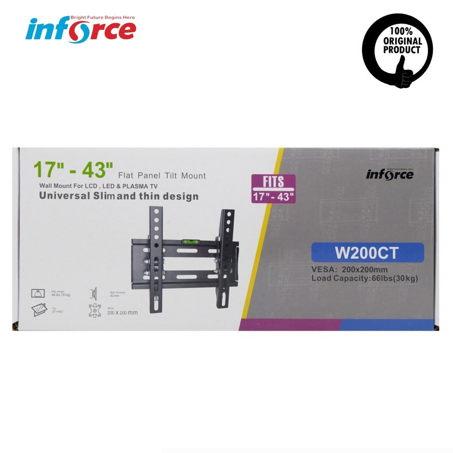 BRACKET TV LCD/LED 17-43&quot; 43 INFORCE W200CT UNIVERSAL BRAKET BREKET