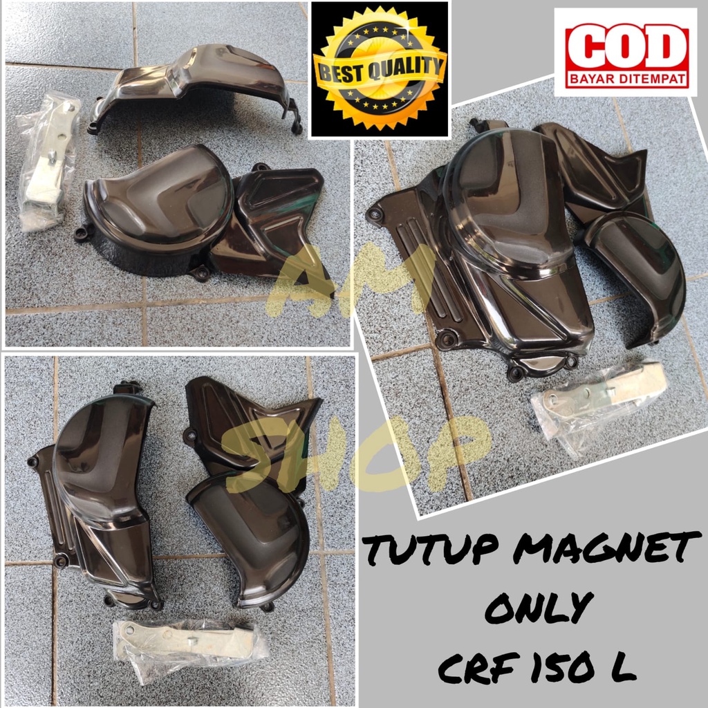 TUTUP MAGNET ONLY CRF 150 L COVER BLOK MESIN CRF 150 L TRAIL SUPERMOTO MOTOCROSS