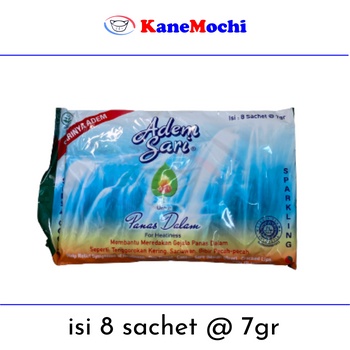 

Adem Sari isi - 8 sachet @ 7gr & 12 sachet @ 7gr