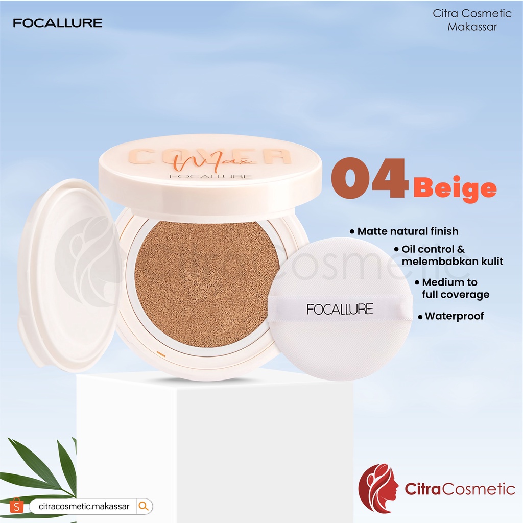 Focallure Covermax Longlasting Cushion Foundation Series