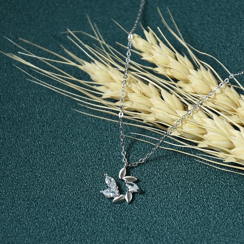 Kalung Titanium wanita-wheat Chinese style Suasana dan sederhana Fashion necklace Arctic Deer