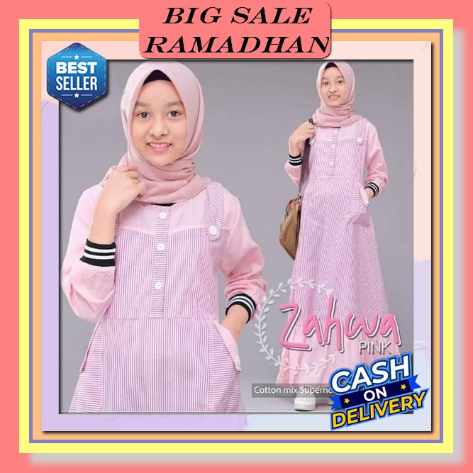 Bju Gasmis Anak Setelan Dress Hijab Cewek Lebarankekinian Murahkekinian 2023Mewah Buat Keluarga Mode