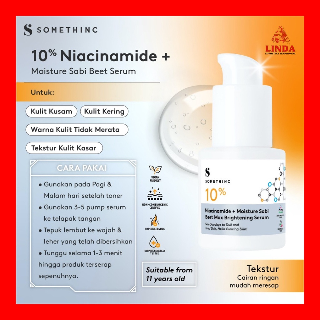 SOMETHINC 10% NIACINAMIDE+MOISTURE SABI BEET MAX BRIGHTENING SERUM