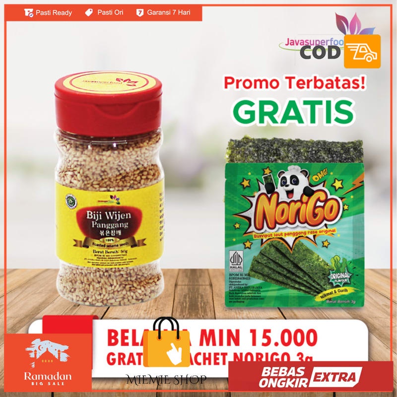 

BIJI WIJEN PANGGANG 50 GRAM