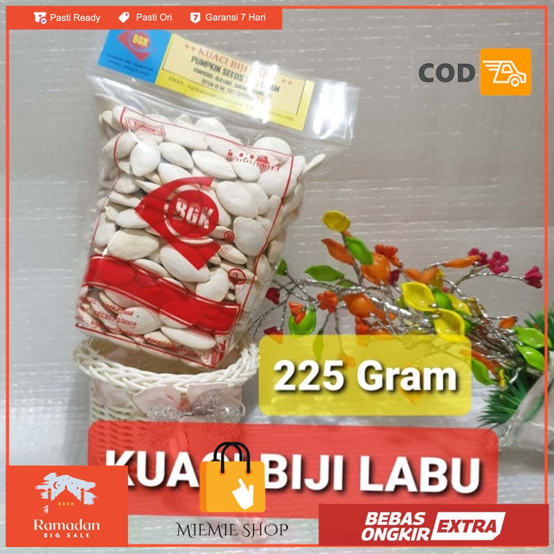 

KUACI PUTIH BIJI LABU ASIN 225