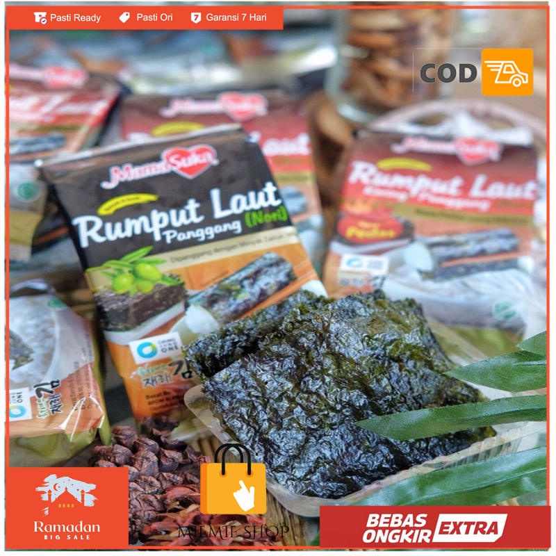 

Mama Suka Rumput Laut Nori satuan langsung makan - Original