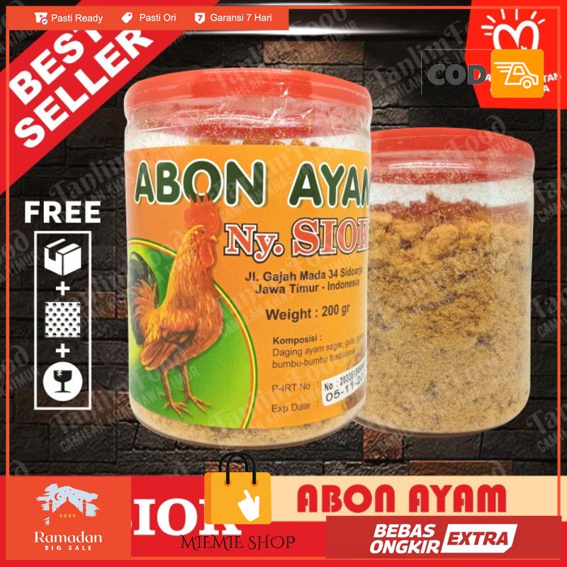 

Abon Ayam Ny Siok 200gr - TanlimFood