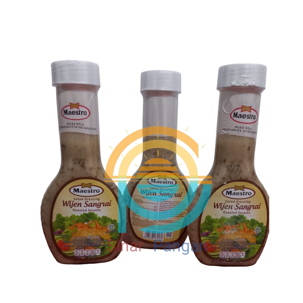 

Maestro Roasted Sesame Dressing / Dressing salad Wijen Sangrai 237ml