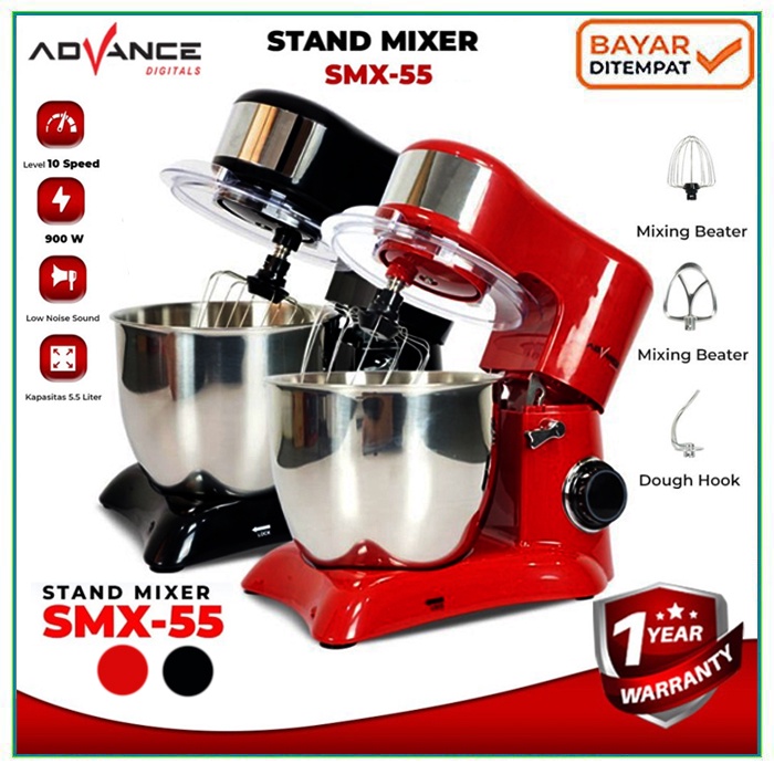 Advance Stand Mixer SMX-55 Mixer com 5,5 liter