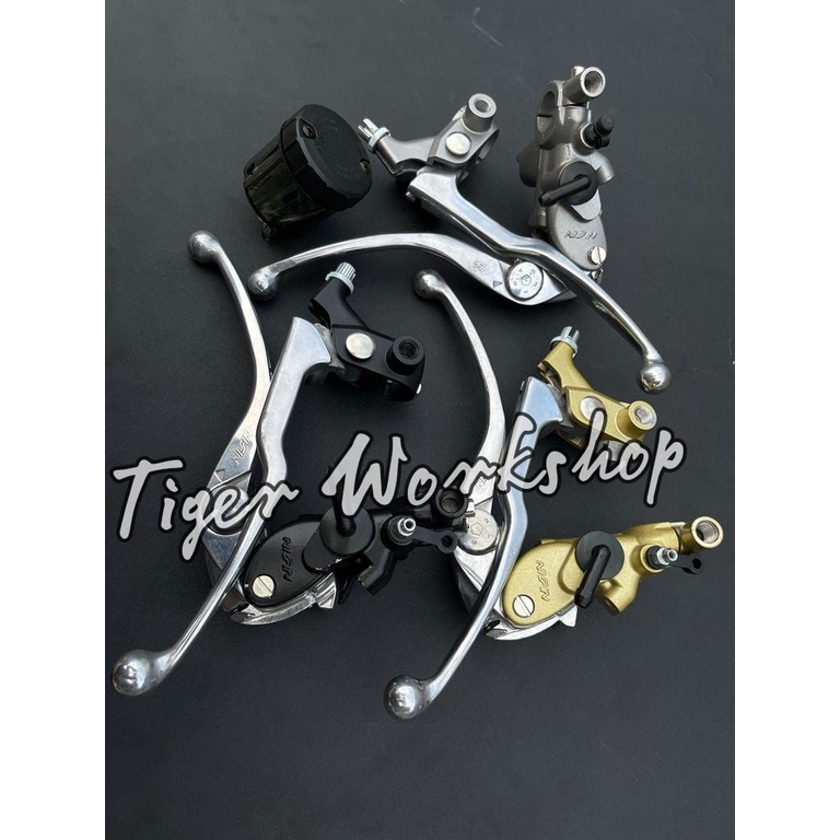 MASTER REM NISSIN 1 SET KIRIN KANAN + TABUNG MINYAK REM UNIVERSAL SEMUA MOTOR