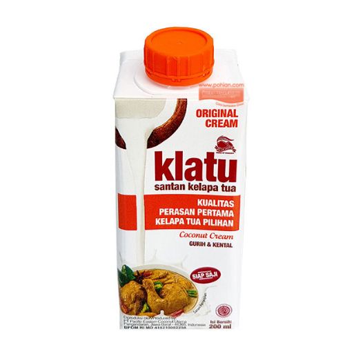 

Klatu Santan Kelapa Tua Original Cream 200ml