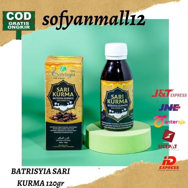 

〖[COD]〗Sari Kurma 120G//Batrisyia Sari Kurma 120G Batrisyia Herbal / Kurmate Batris / Kurma Madu Teuwuel / Booster Imun / Madu Kurma