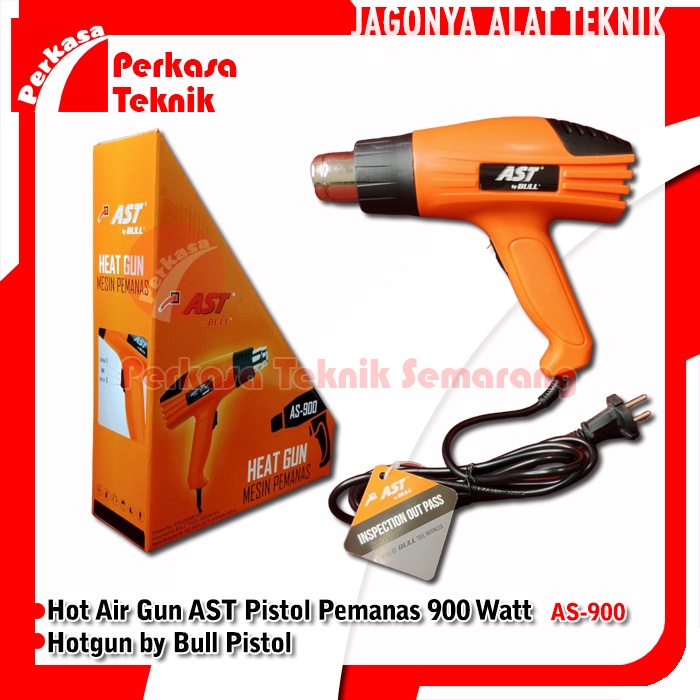 Hot Air Gun AST AS-900 Heat Gun Pistol Pemanas 900 Watt Hotgun by Bull